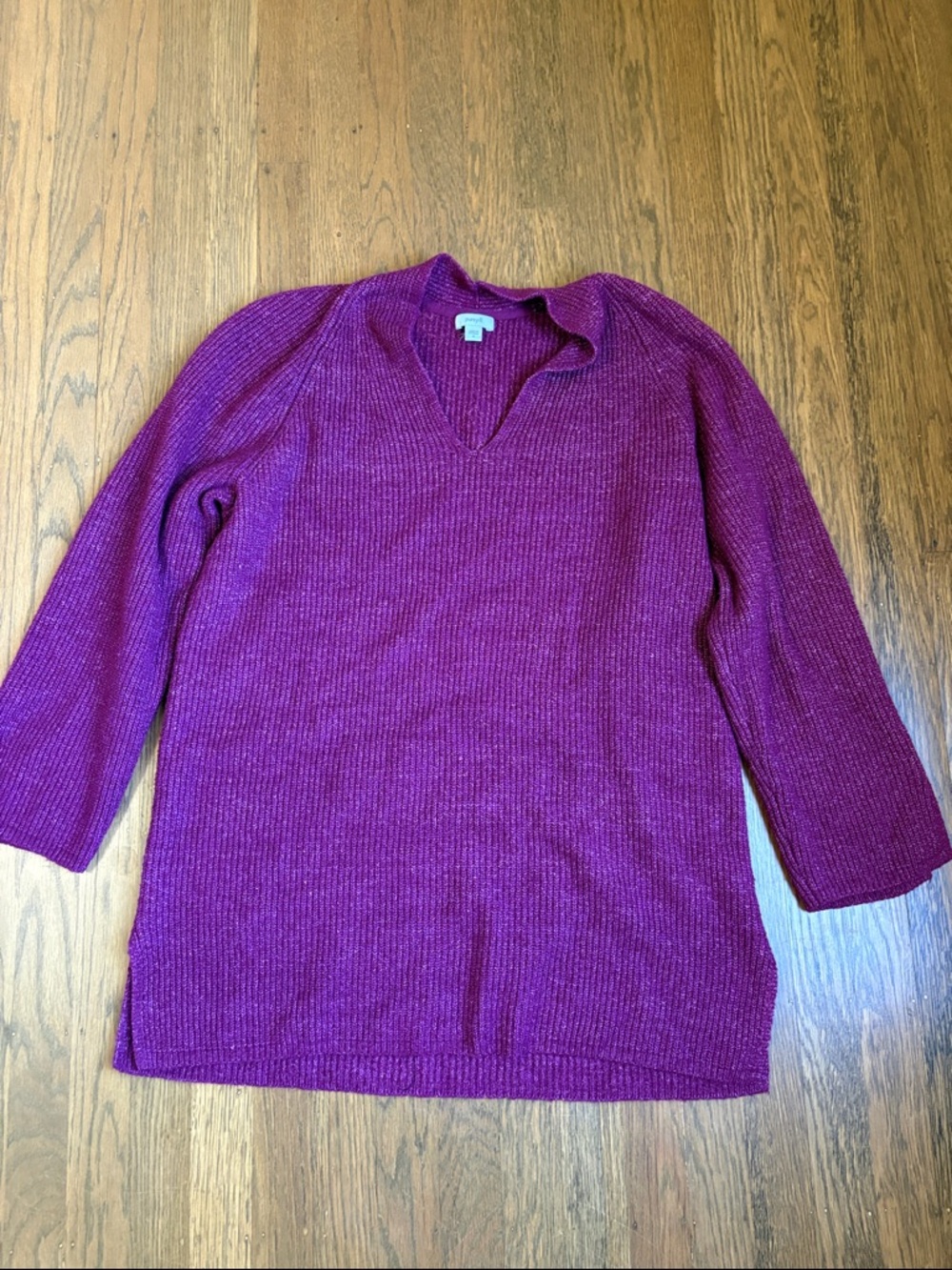 J. Jill pure Jill Purple V-Neck Women's Sweater size M